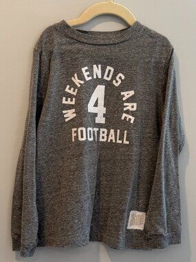 Weekends are 4 Football -The Original Retro Brand Tee - Size 7